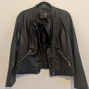 Faux Leather Jacket